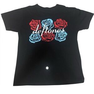 Black Deftones Band T-Shirt Hot Topic